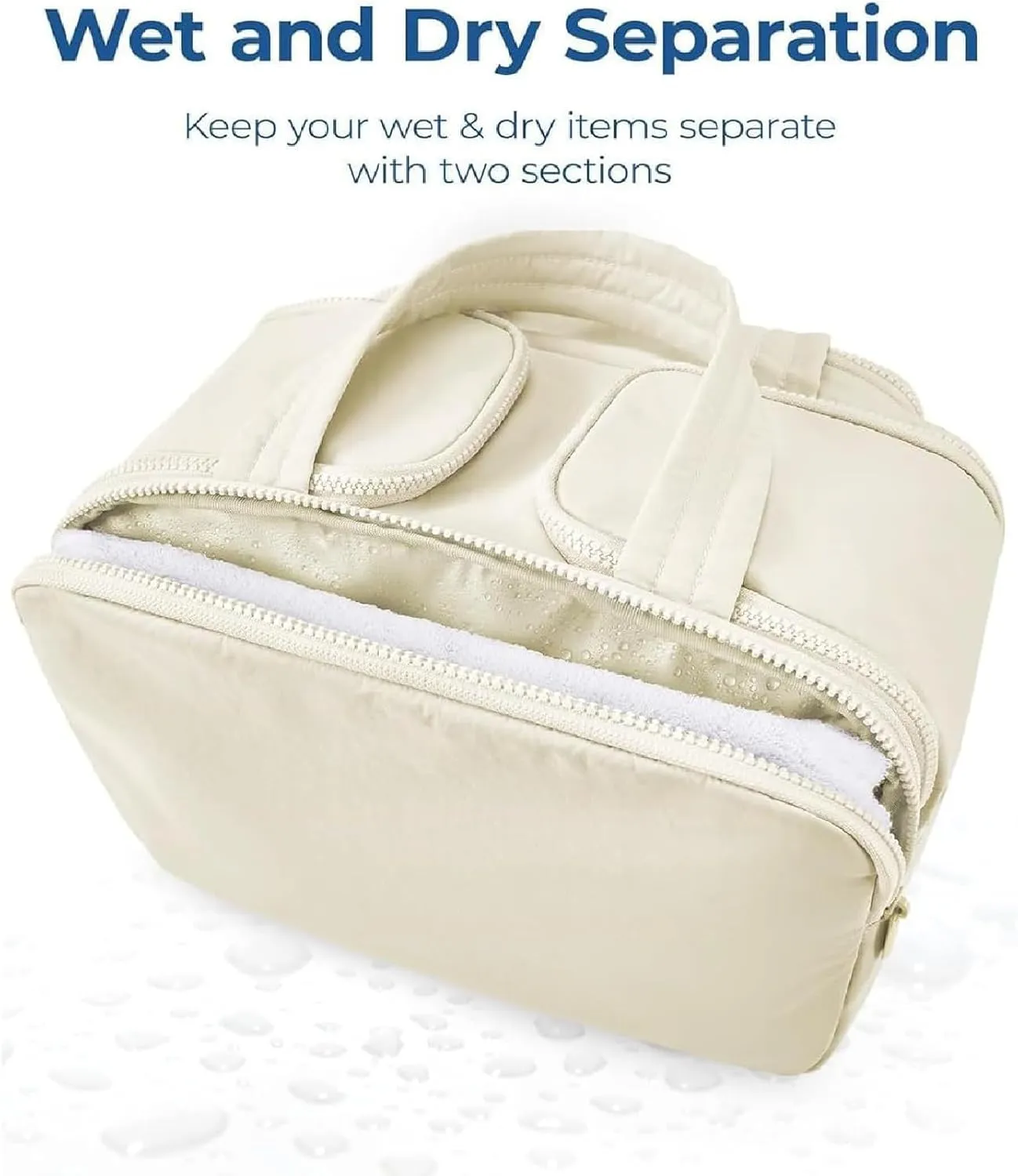 Humidity Travel Cosmetic Bag,Humidityt Large Capacity Wide-Open Travel Cosmetic Bag,0.6lb Lightweight Large Wide-open Bag With Handle for Journey,Toiletries,Essentials (Pink)