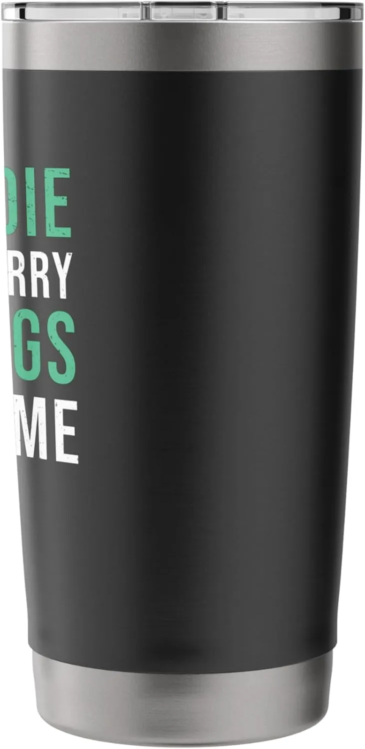 I'm A Caddie I Carry Bags Not Blame Funny Golf Caddie Looper Stainless Steel Insulated Tumbler
