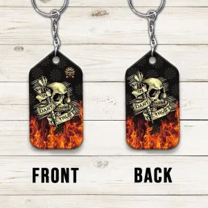 In Dart We Trust Keychain For Darts Player