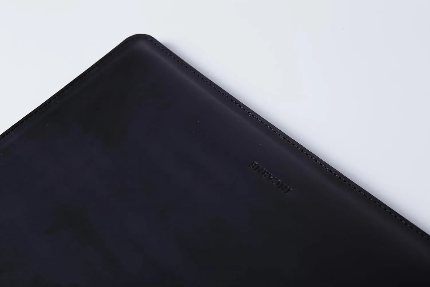 INCARNE Leather Laptop Case 15.6 inch Compatible with MacBook 15 inch Sleeve, Leather Laptop Sleeve Made for MacBook Air 15" M2 A2941, Genuine Leather, Black