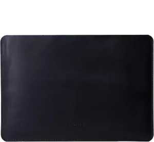 INCARNE Leather Laptop Case 15.6 inch Compatible with MacBook 15 inch Sleeve, Leather Laptop Sleeve Made for MacBook Air 15" M2 A2941, Genuine Leather, Black