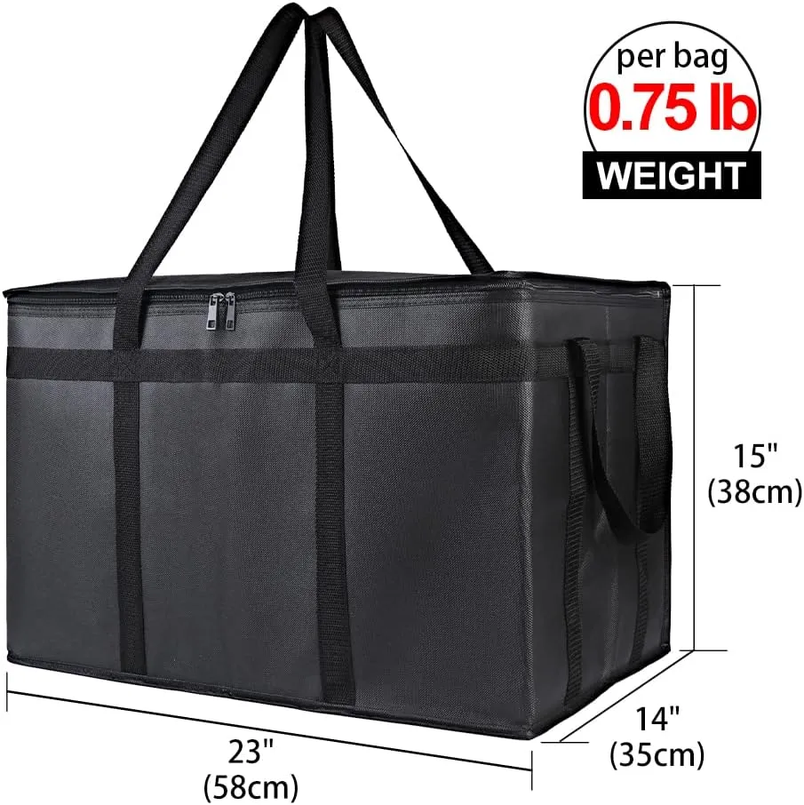 Insulated Reusable Grocery Shopping Bags, 4 Packs