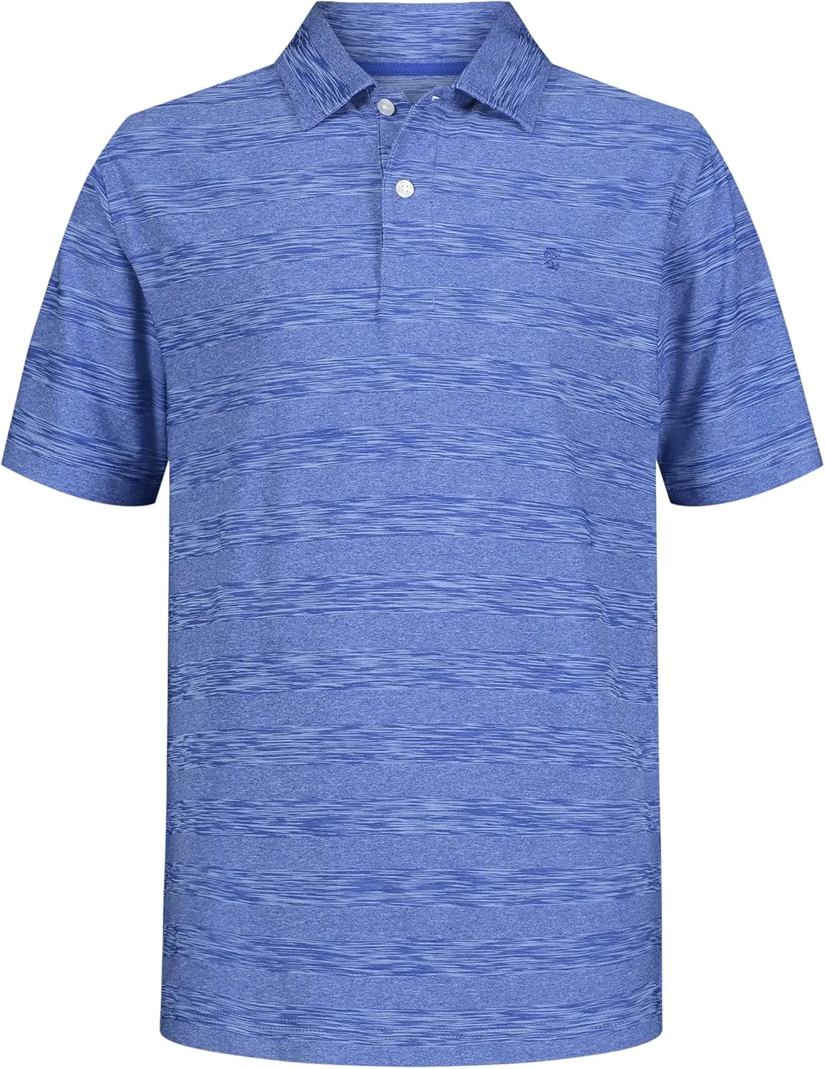 IZOD Boys' Short Sleeve Performance Stripe Polo Shirt