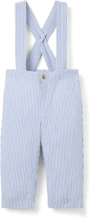 Janie and Jack Baby Boys' Seersucker Suspender Pants (Infant)