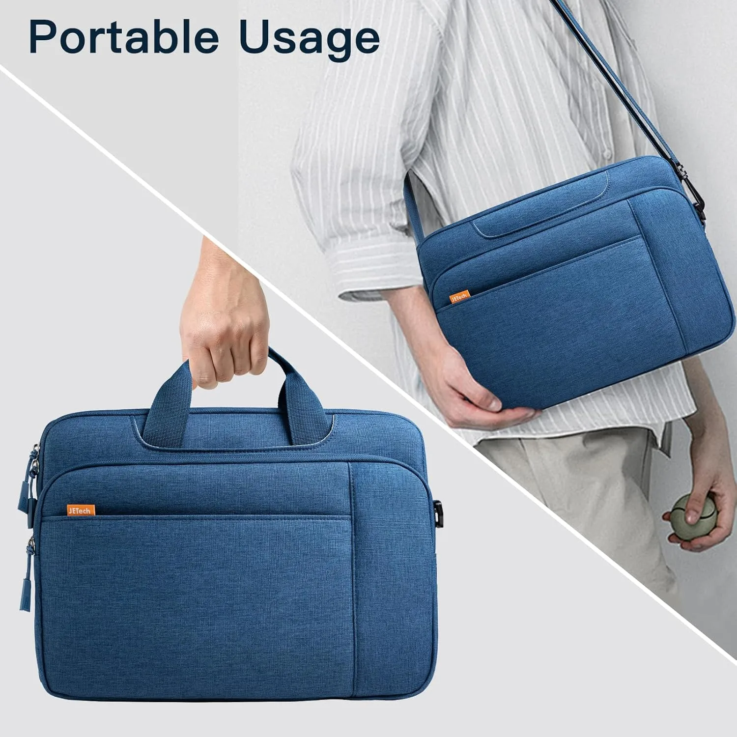 JETech Laptop Bag Case, Waterproof Slim Computer Sleeve Cover Compatible with MacBook Air/Pro, Surface Book and Other laptops