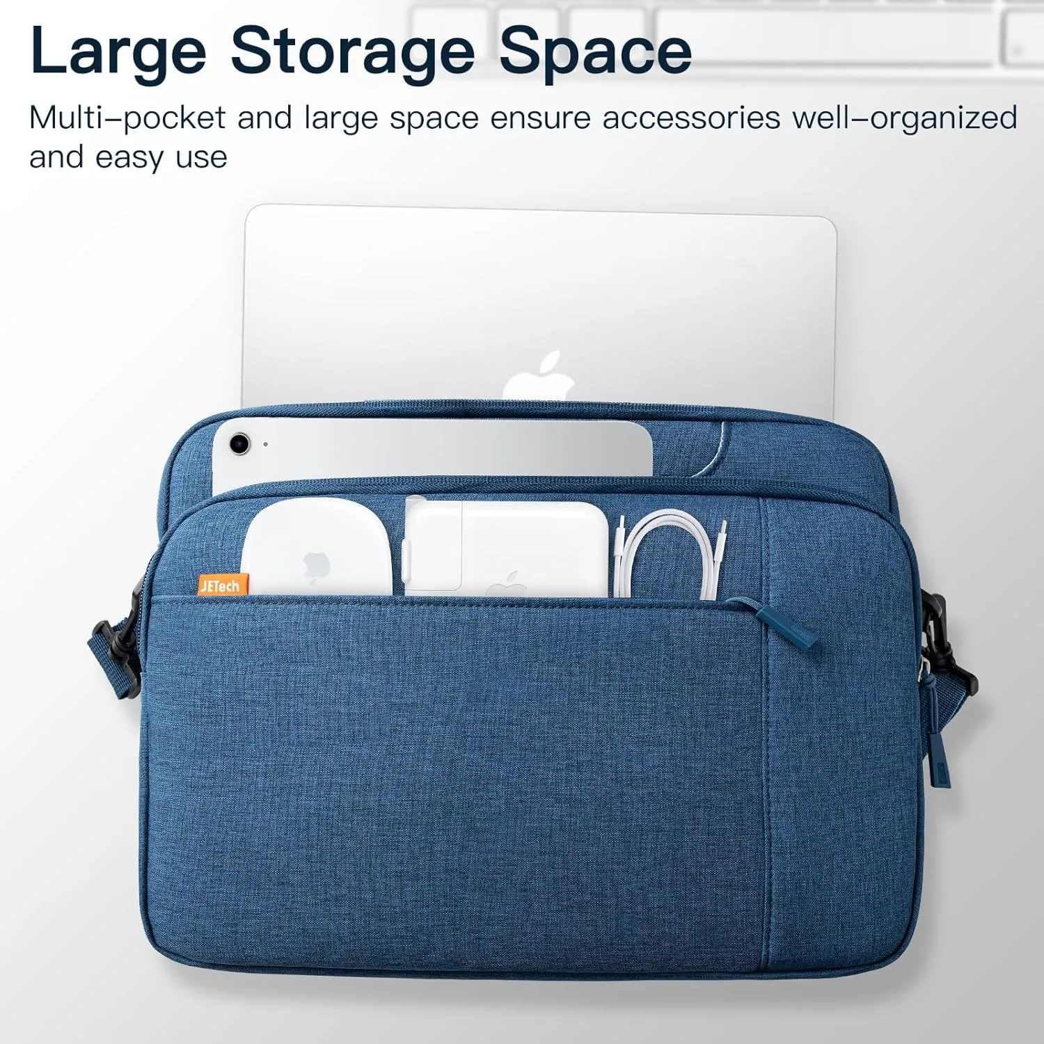 JETech Laptop Bag Case, Waterproof Slim Computer Sleeve Cover Compatible with MacBook Air/Pro, Surface Book and Other laptops