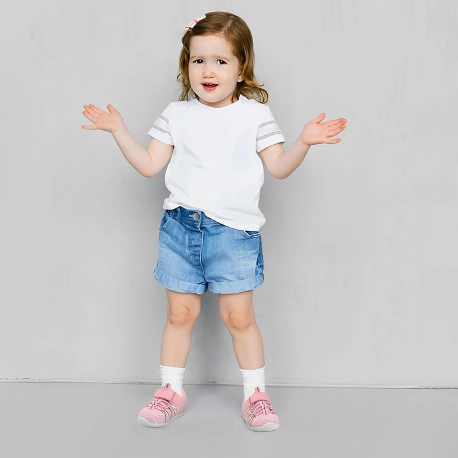 JOINFREE Toddler Sandals Boys Girls Breathable Closed Toe Water Beach Sandals Kids Wide Barefoot Summer Water Shoes Baby Walking Sneakers