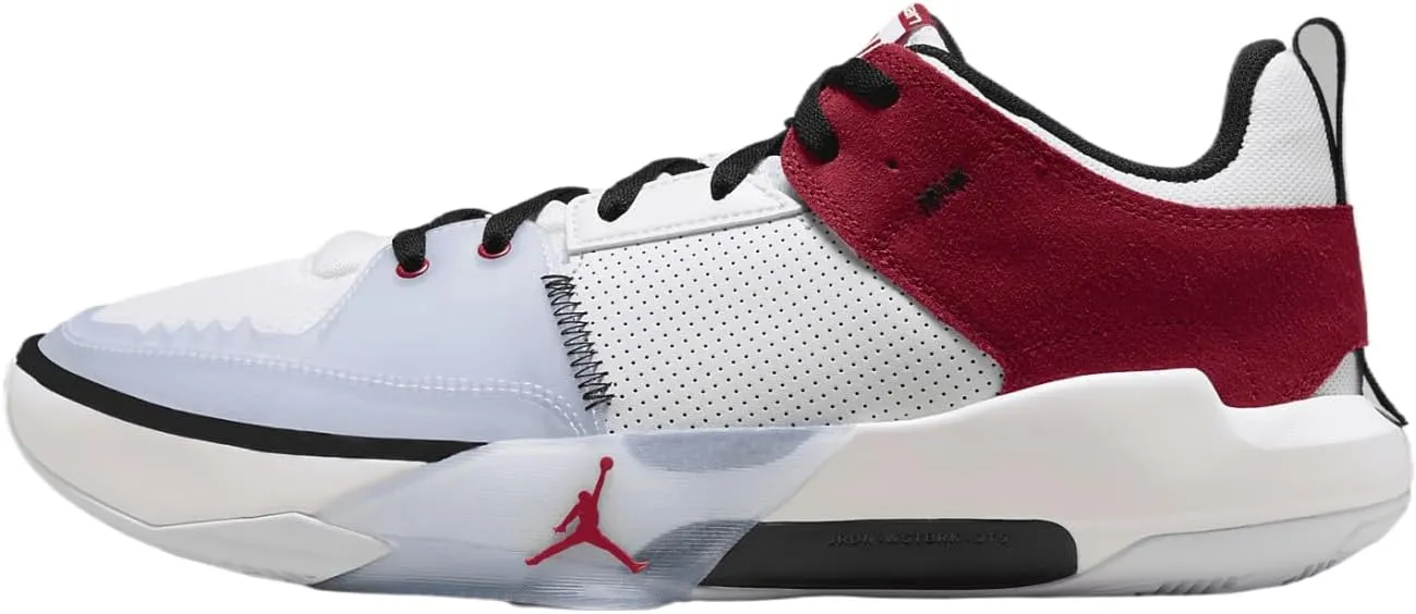 Jordan One Take 5 Basketball Shoes (FD2335-160, White/Sail/Black/Gym Red) Size 11