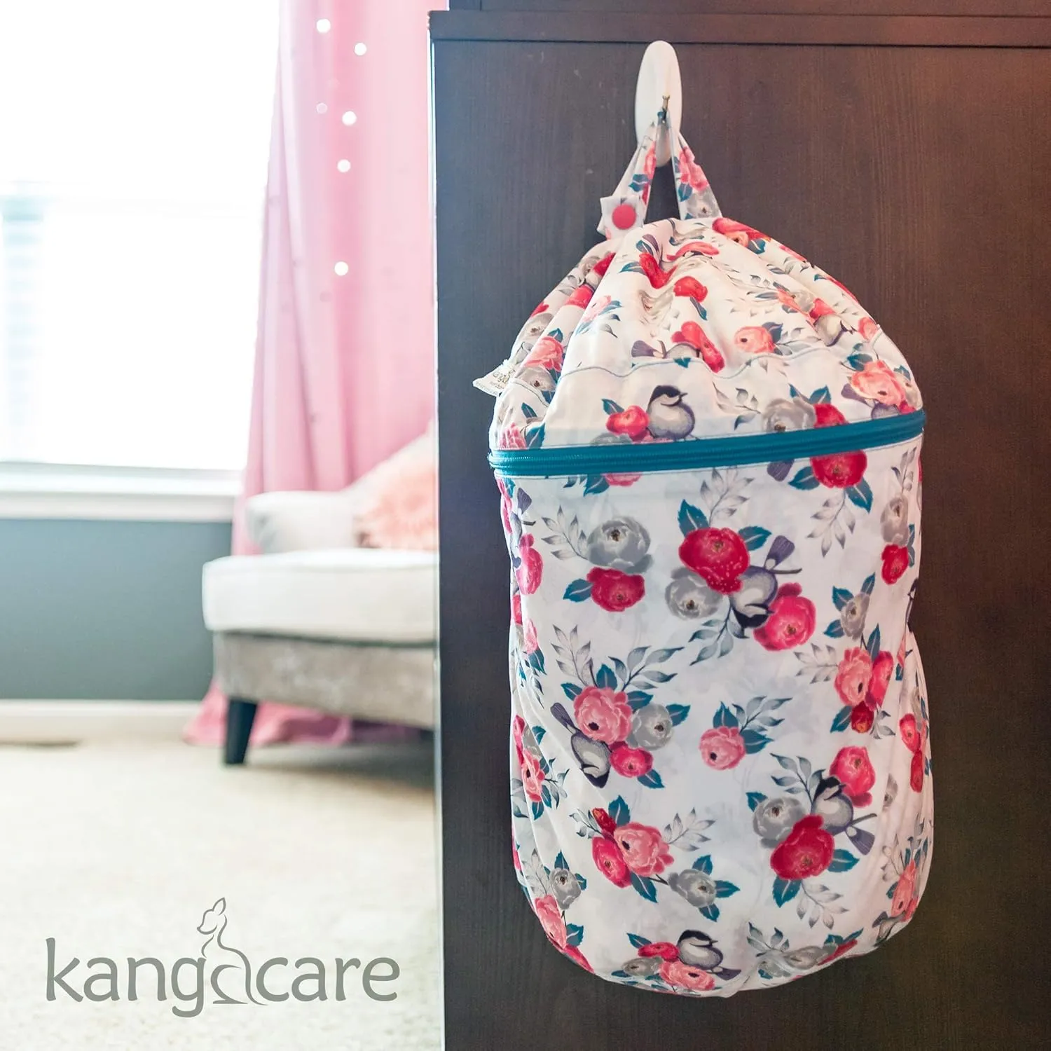 Kanga Care Wet Bag Seam Sealed Waterproof 3D Dimensional for Baby Cloth Diapers, Travel, Beach, Pool, Gym, Swim | Pine