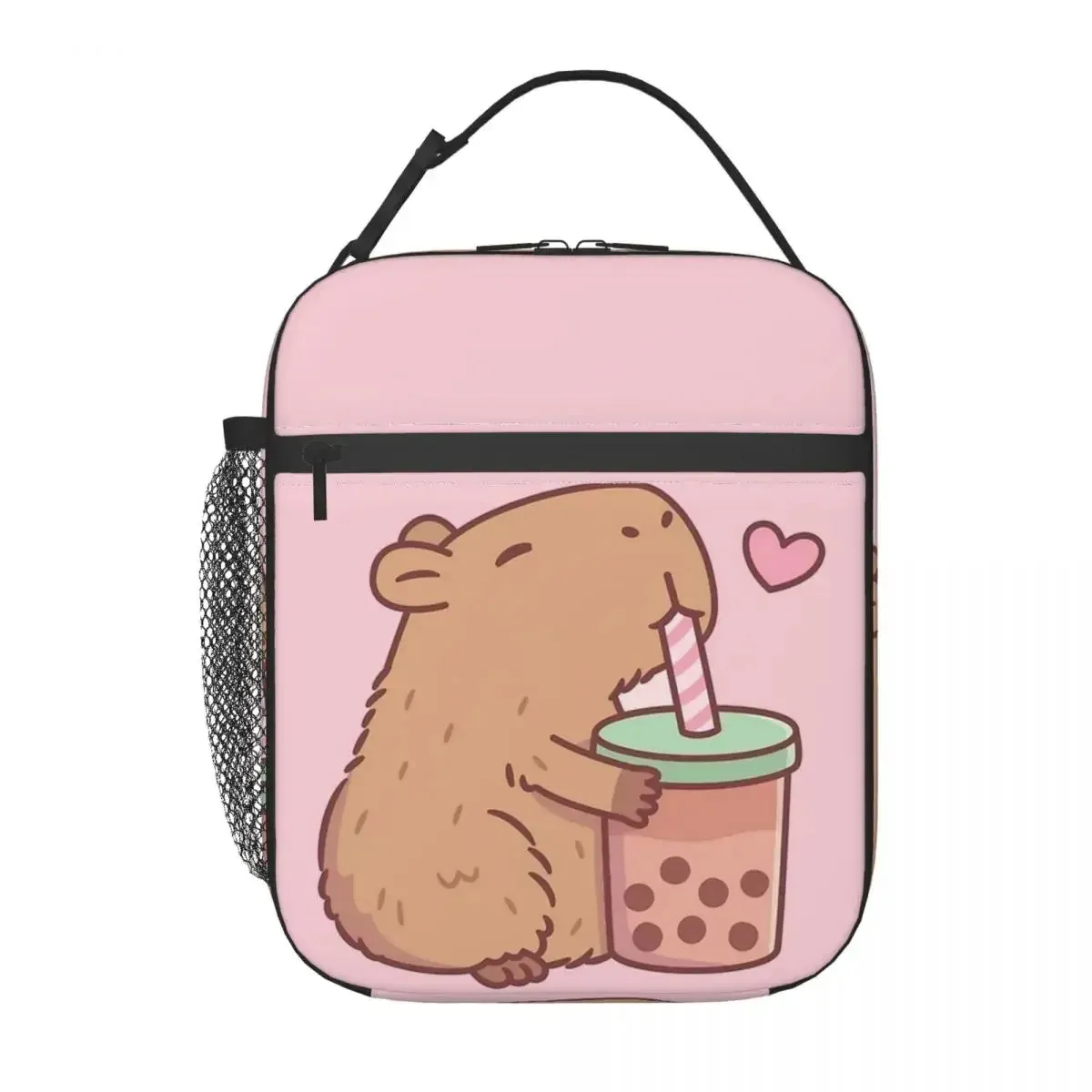 Kawaii Capybara Foam Tea Cooler Bag 🐾💕 - Insulated Lunch Box for Travel & Picnics! 🍱✨