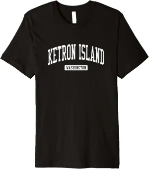 Ketron Island Washington WA Vintage Athletic Sports Design Premium T-Shirt