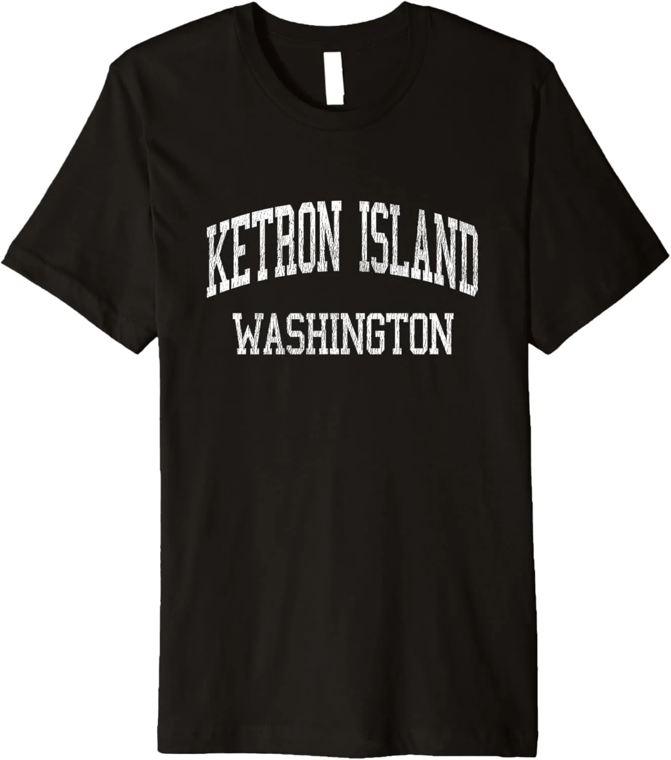 Ketron Island Washington WA Vintage Athletic Sports Design Premium T-Shirt