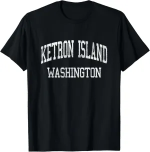 Ketron Island Washington WA Vintage Athletic Sports Design T-Shirt