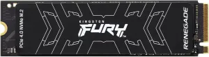 Kingston FURY Renegade 1TB PCIe Gen 4.0 NVMe M.2 Internal Gaming SSD | Up to 7300 MB/s | Graphene Heat Spreader | 3D TLC NAND | Works with PS5 | SFYRS/1000G, Solid State Drive