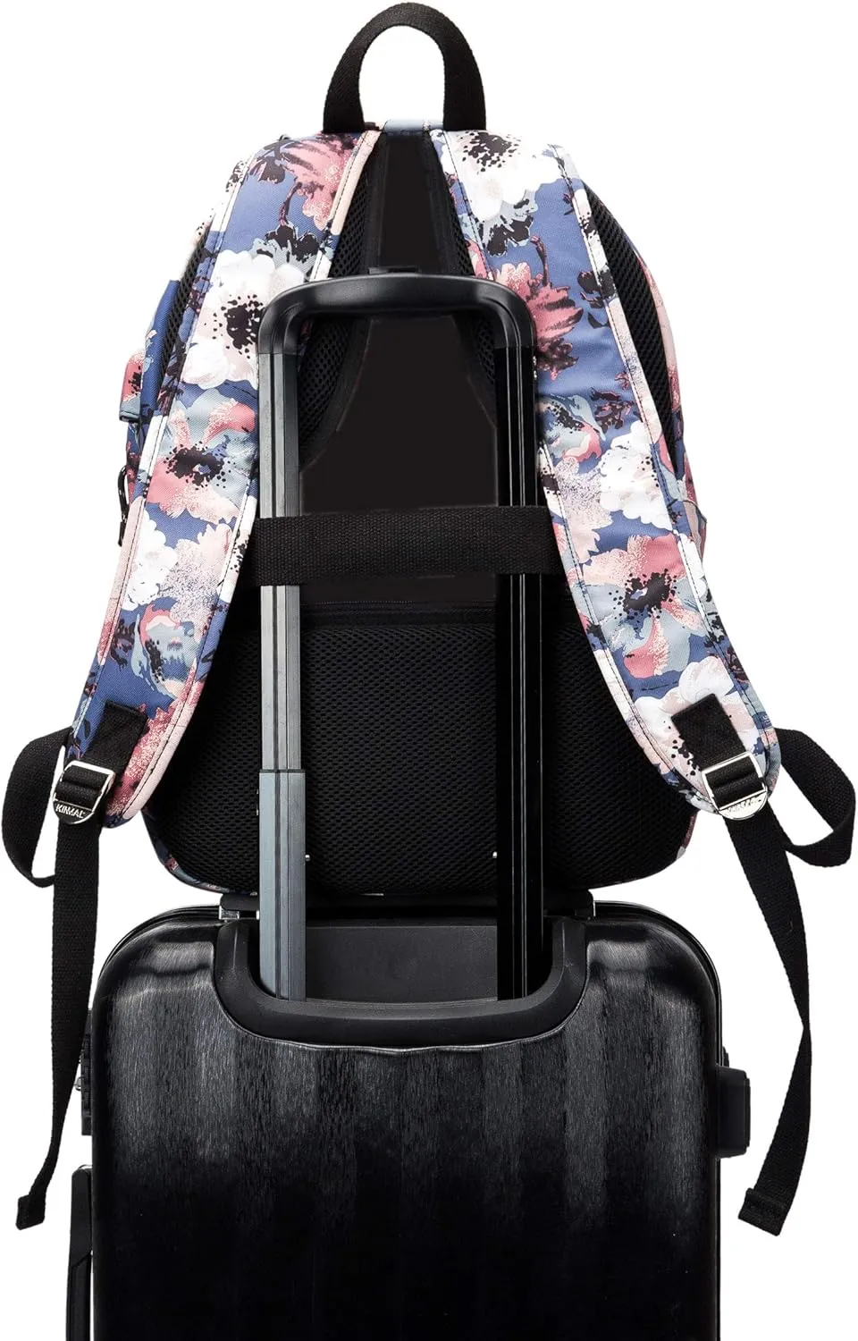 Kinmac Camellia 15 inch Waterproof Laptop Backpack Travel Outdoor Backpack with USB Charging Port for 13 inch 14 inch and 15.6 inch Laptop