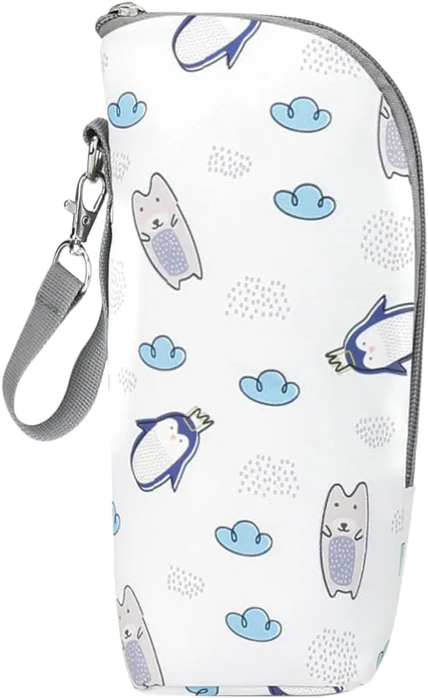 Kisangel Baby Bottle Cooler Tote Bags Insulated Breastmilk Bag Nursing Bottle Cooler Warmer Bag for Nursing Mom Daycare Travel