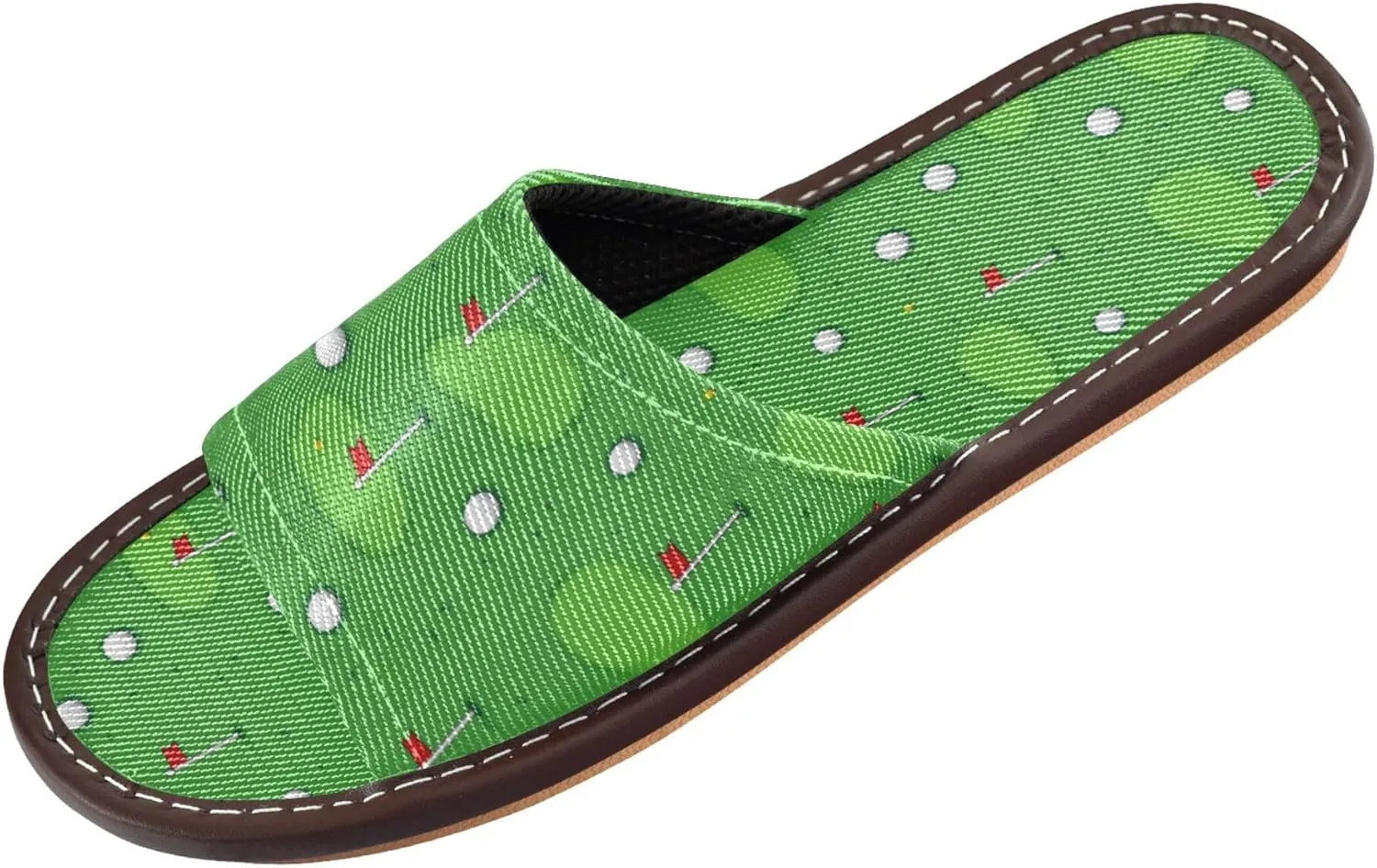 KLL Spa Shower Slippers Indoor Outdoor Ultralight Cozy Open Toe Home Shoes for Guest, Hotel, Travel, Airplane