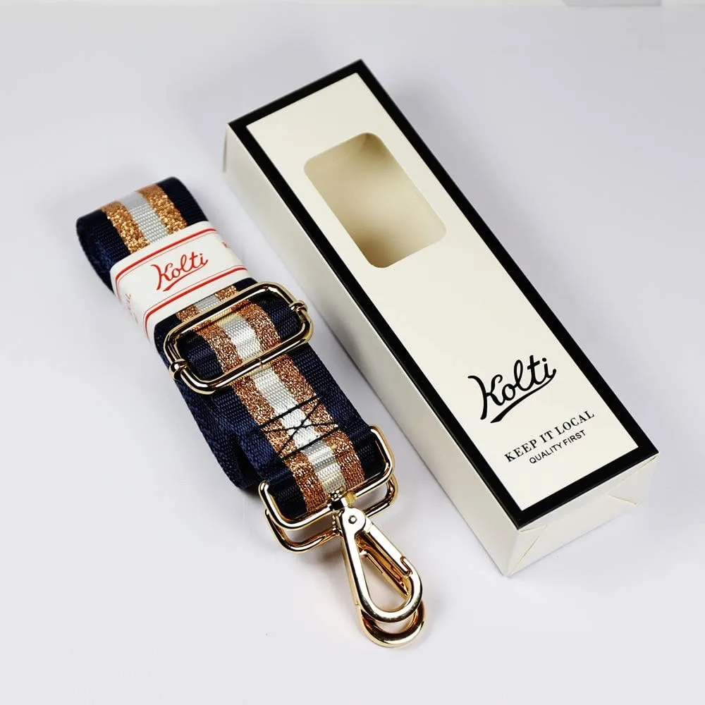 Kolti Purse Strap Replacement Crossbody Handbag Stripe Wide Adjustable