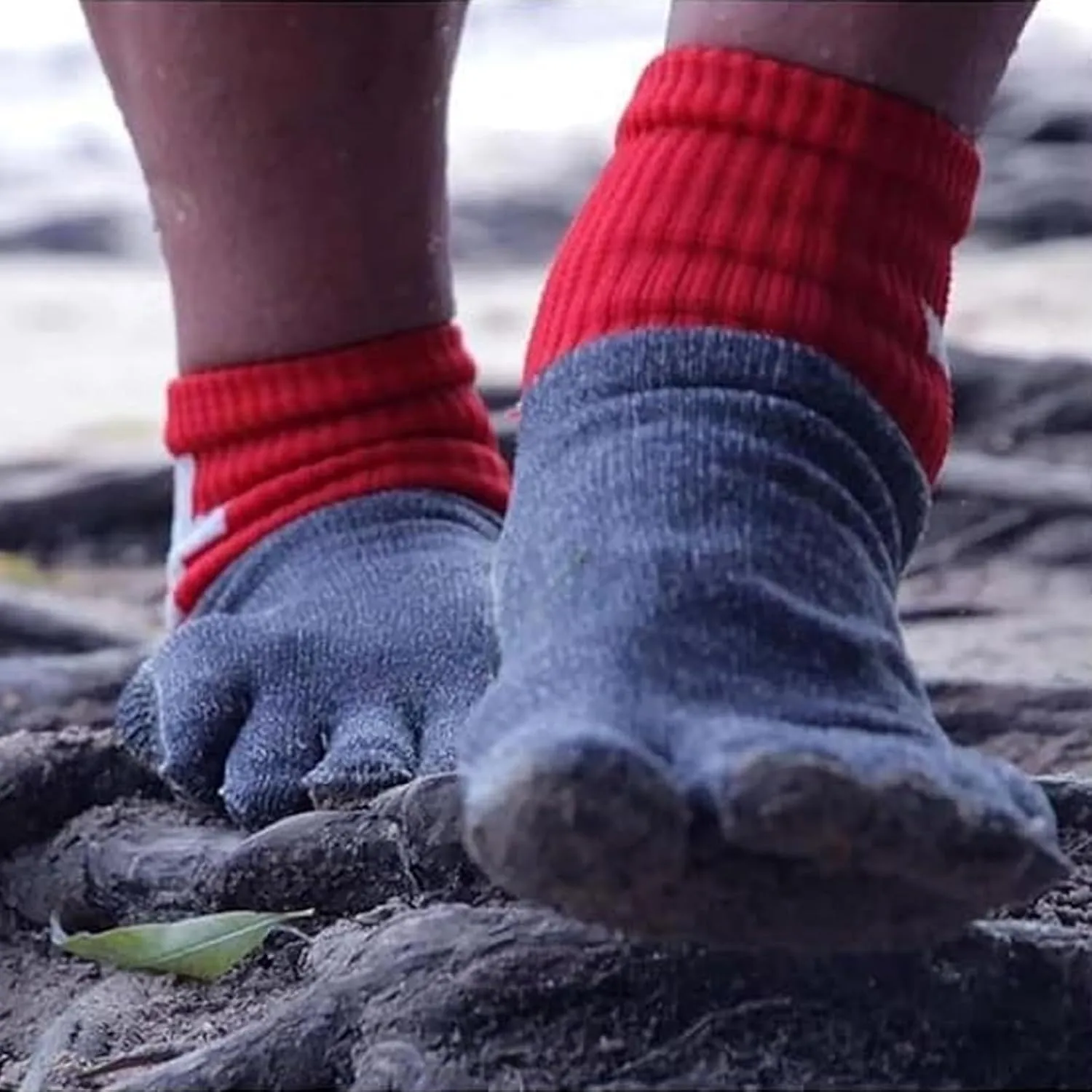 Konjoun Super Socks Grounding, Konjoun Barefoot Socks Men, One Size Fits All, Separate Your Toes for Enjoy Outdoors