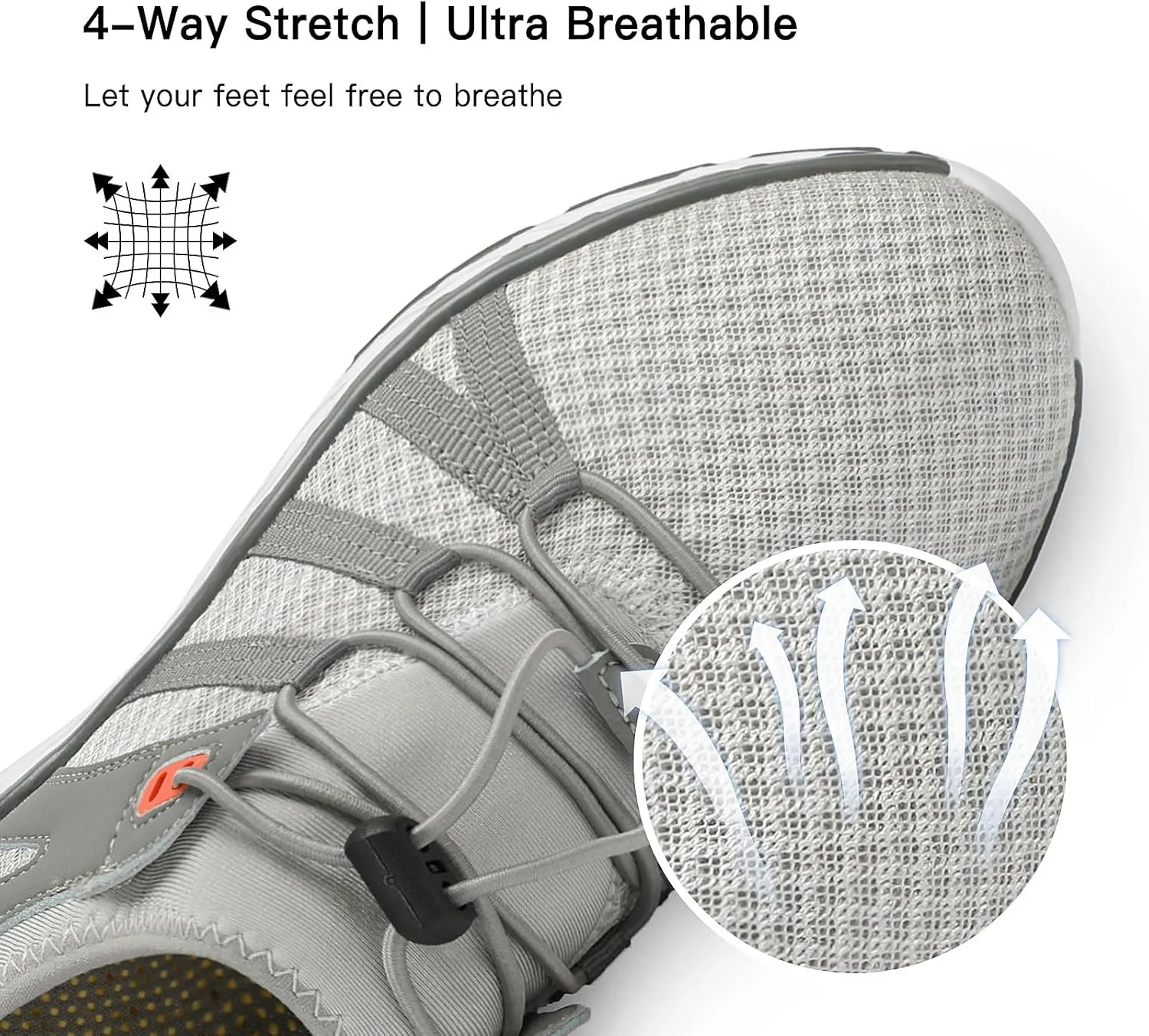 Kricely Water Shoes Men Quick Dry Aqua Shoes Swim Shoes for Men Non-Slip Beach Shoes Outdoor for Surfing