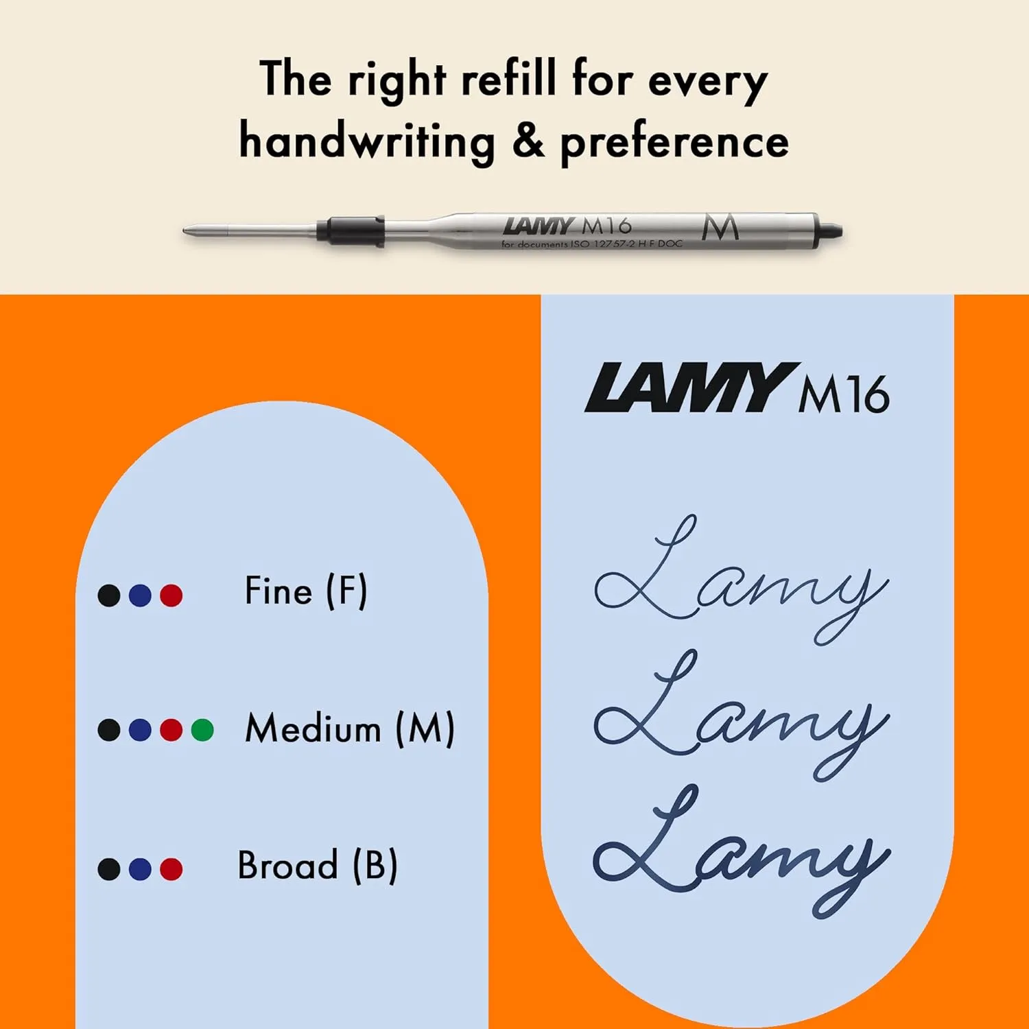 Lamy AL-star denim - Ballpoint Pen with transparent, ergonomic grip & line width M - lightweight aluminium body - including large capacity refill M 16 in black
