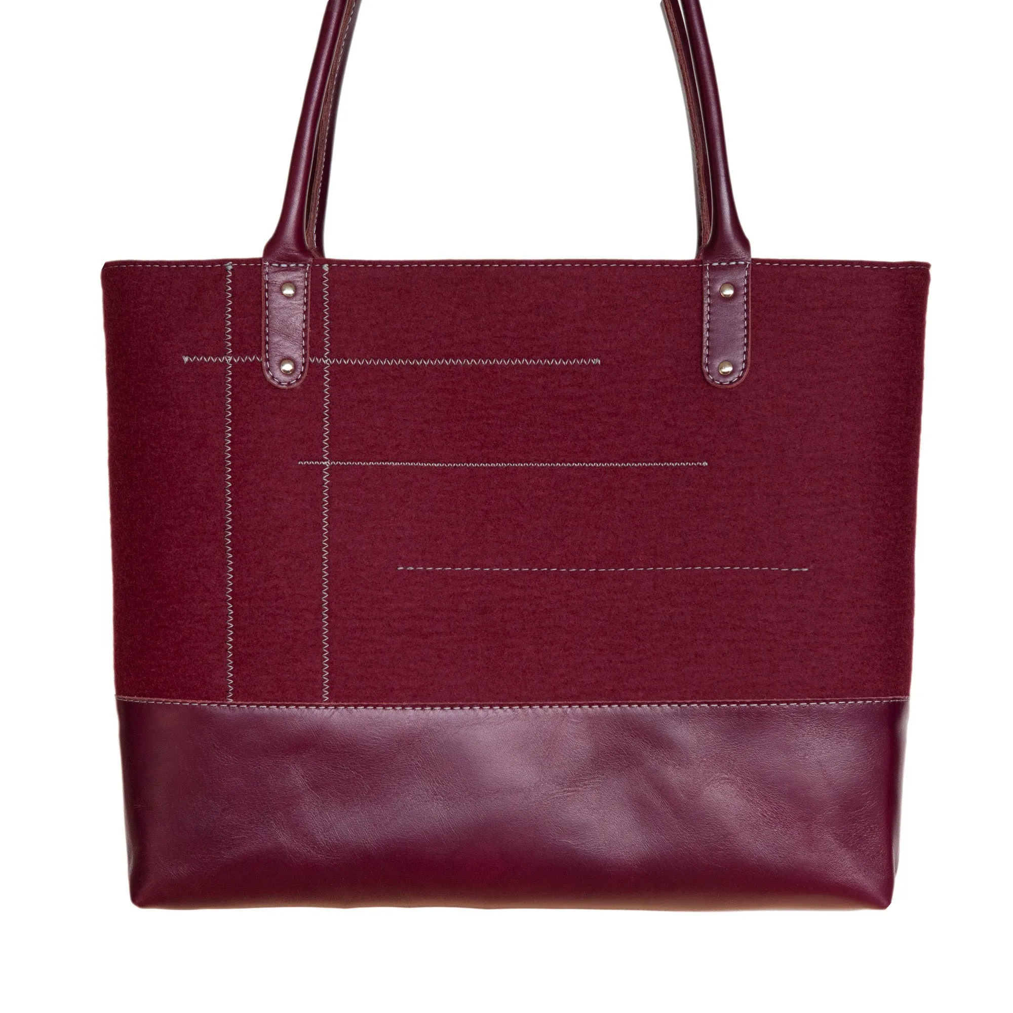LANA Tote Bag – Burgundy