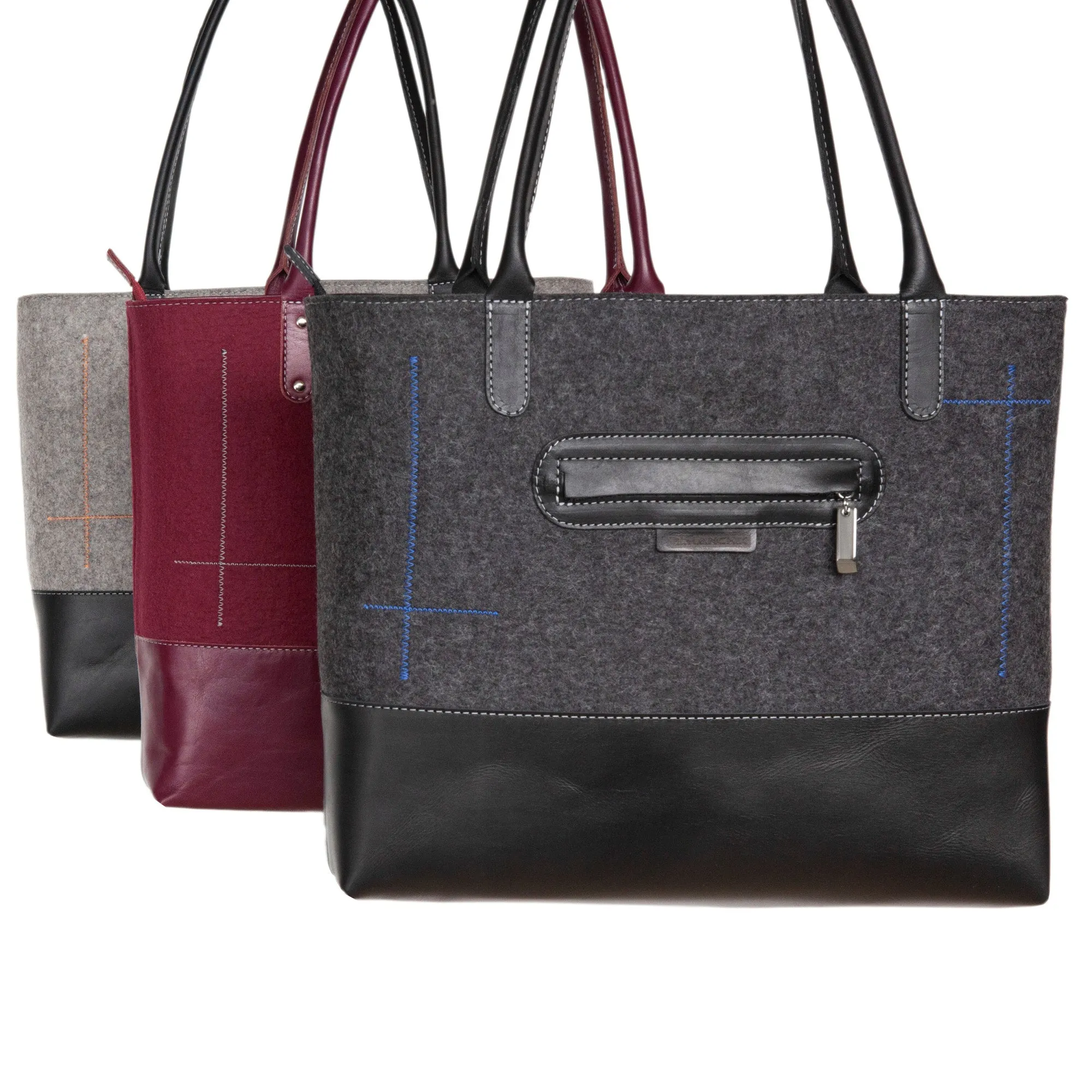 LANA Tote Bag – Burgundy