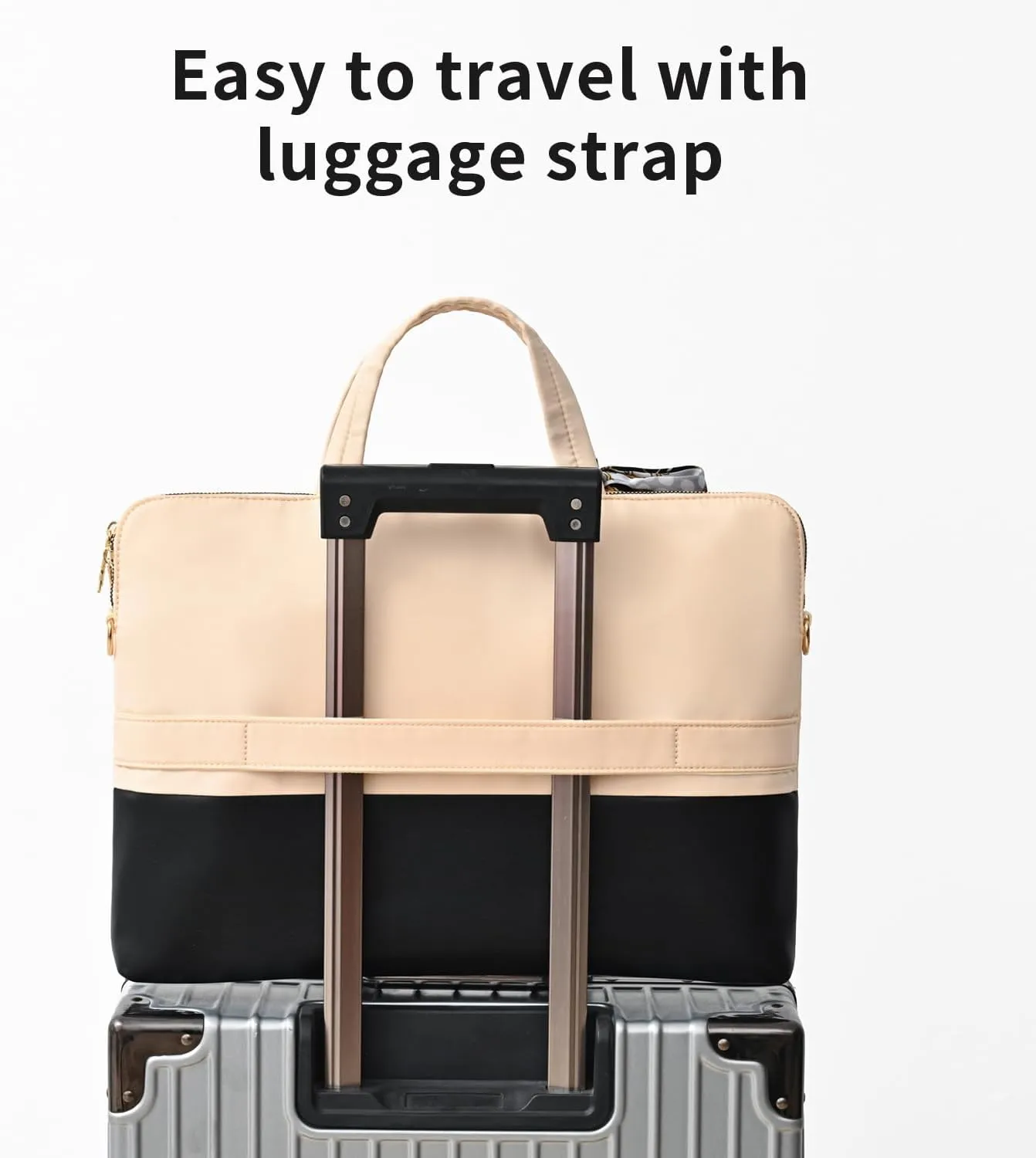 Laptop Bag for Women 15.6-Inch Carrying - Computer Bag Laptop Case Shoulder Slim Work Travel