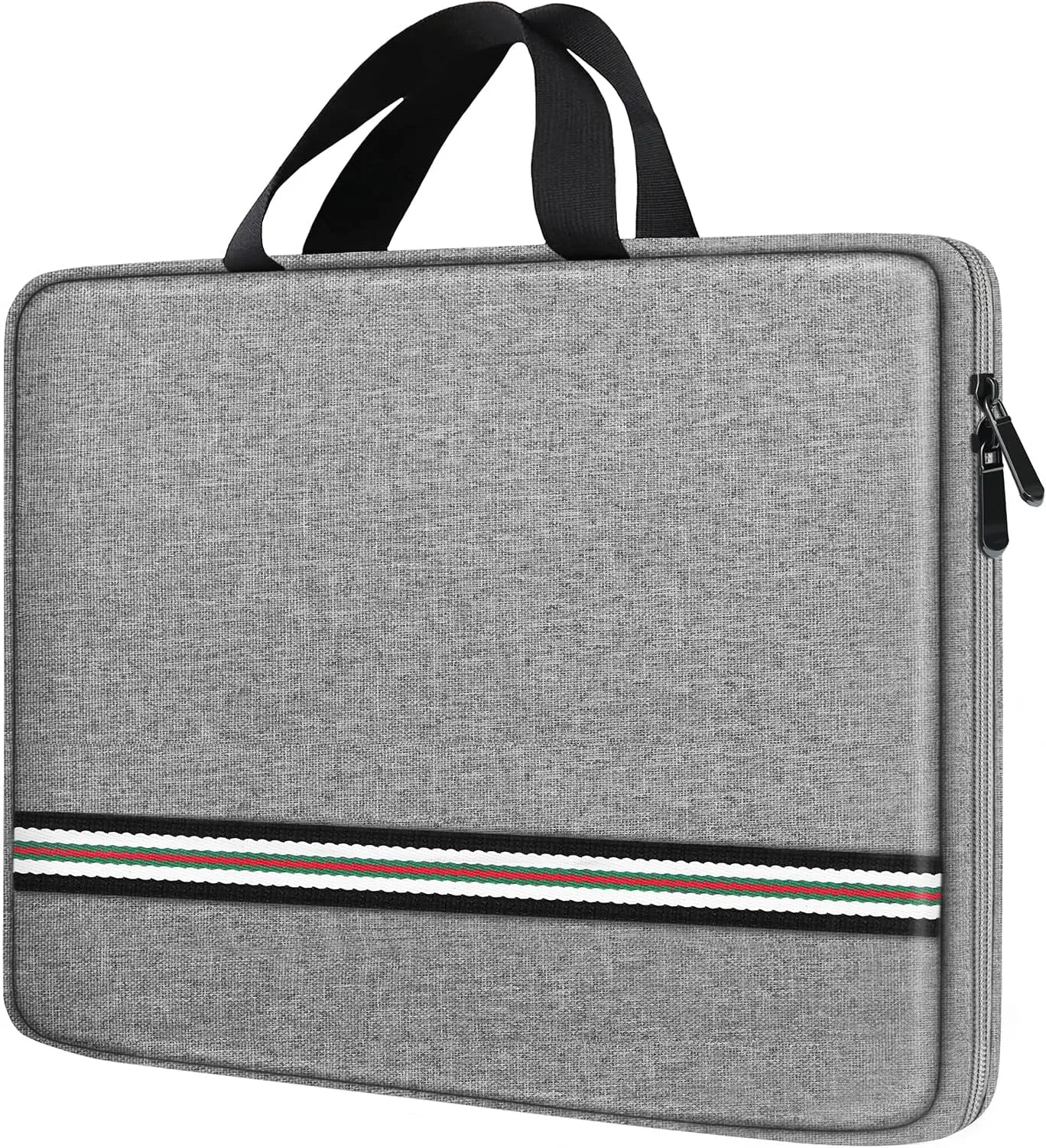 Laptop Case 15.6 inch, Water Resistant Briefcase Laptop Sleeve Protective Cover Computer Carrying Bag Compatible for HP, Dell, Acer, Asus, Lenovo, Notebook, Grey