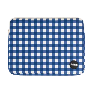 Laptop Case - Blue Check