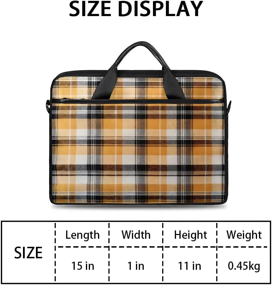 Laptop Shoulder Bag for 13-15 Inch Waterproof Laptop Sleeve Case Bag Slim Computer Carry Case Computer Cases for Laptops
