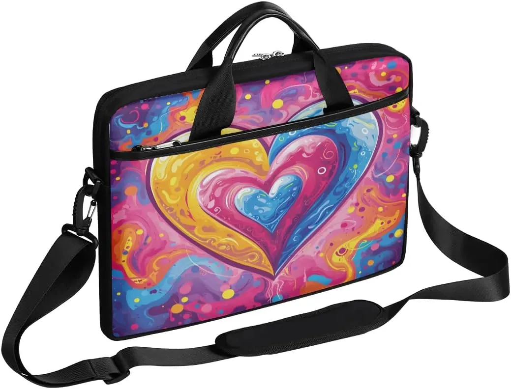 Laptop Shoulder Bag for 13-15 Inch Waterproof Laptop Sleeve Case Bag Slim Computer Carry Case Computer Cases for Laptops