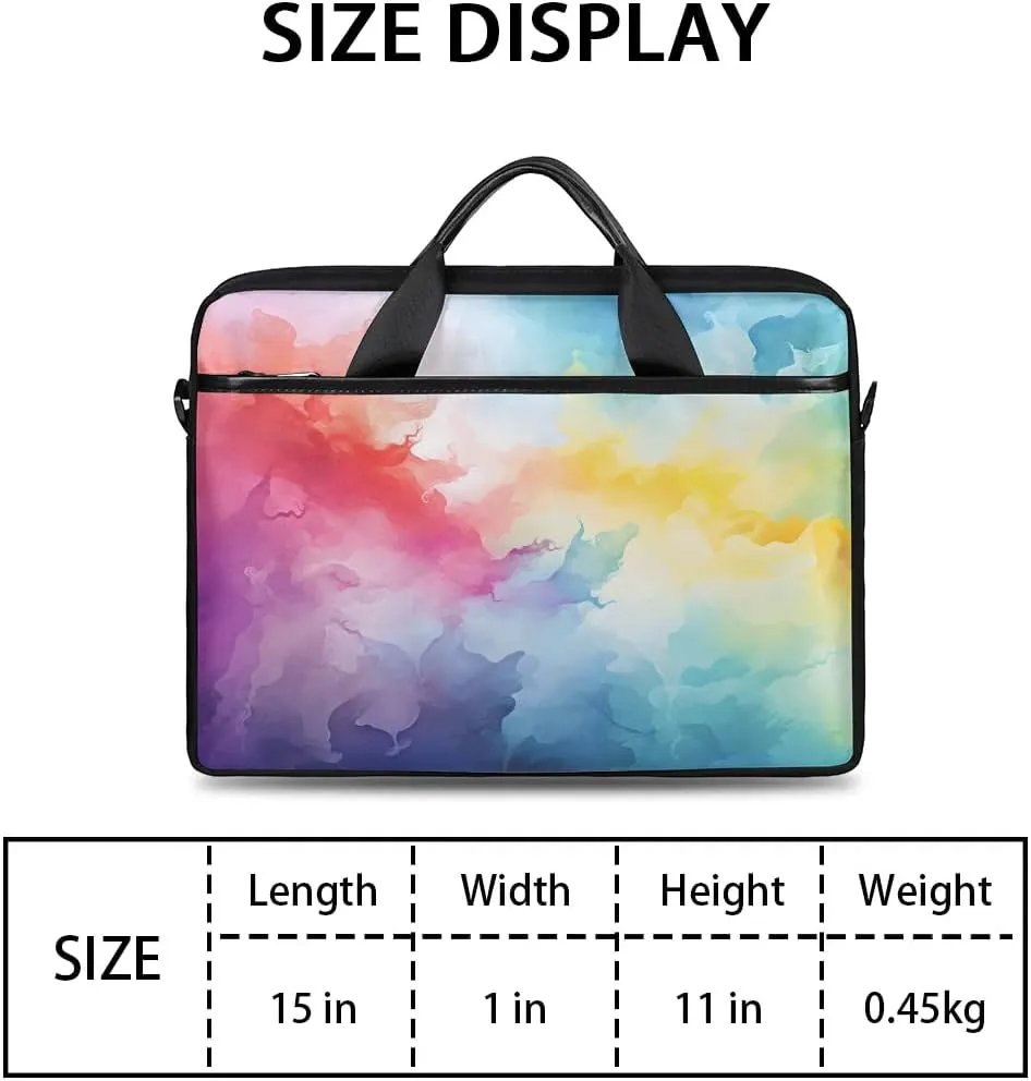 Laptop Shoulder Bag for 13-15 Inch Waterproof Laptop Sleeve Case Bag Slim Computer Carry Case Computer Cases for Laptops