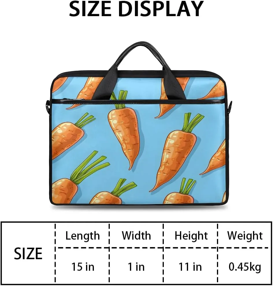 Laptop Shoulder Bag for 13-15 Inch Waterproof Laptop Sleeve Case Bag Slim Computer Carry Case Computer Cases for Laptops