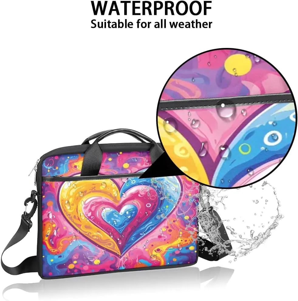 Laptop Shoulder Bag for 13-15 Inch Waterproof Laptop Sleeve Case Bag Slim Computer Carry Case Computer Cases for Laptops