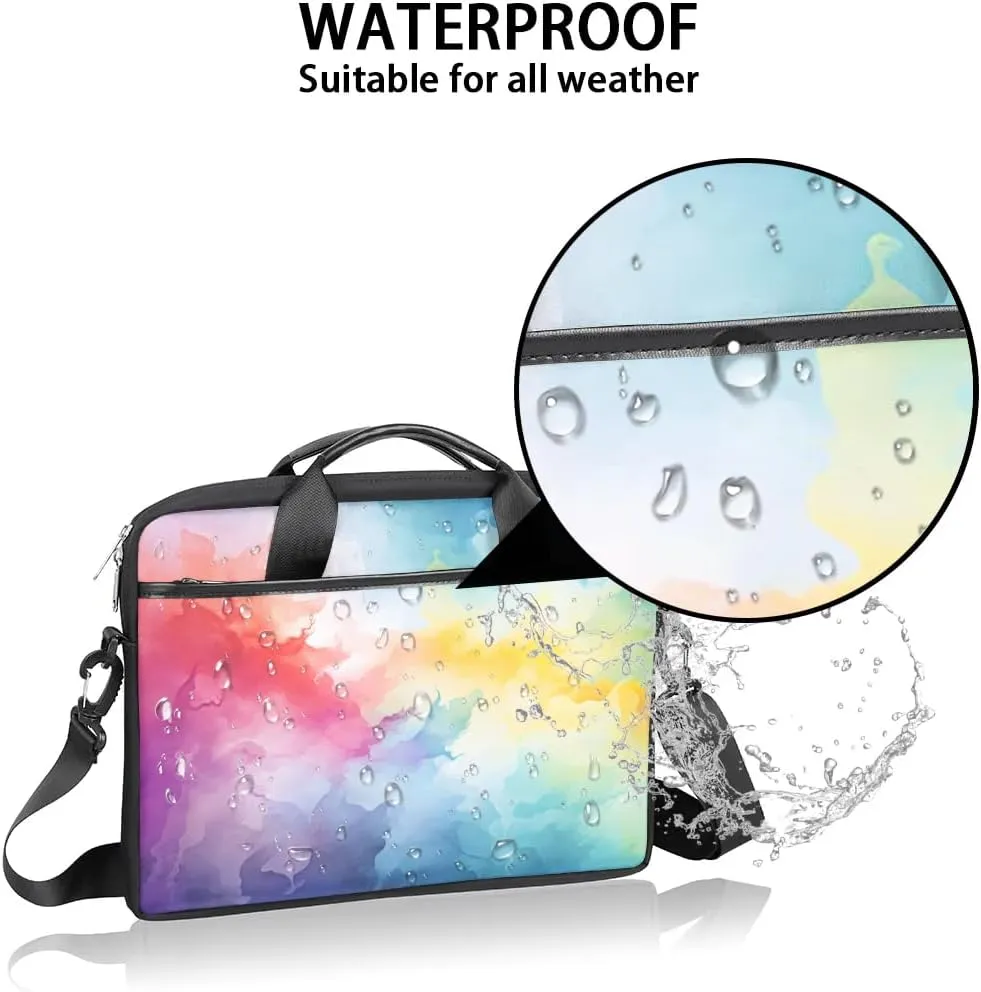 Laptop Shoulder Bag for 13-15 Inch Waterproof Laptop Sleeve Case Bag Slim Computer Carry Case Computer Cases for Laptops