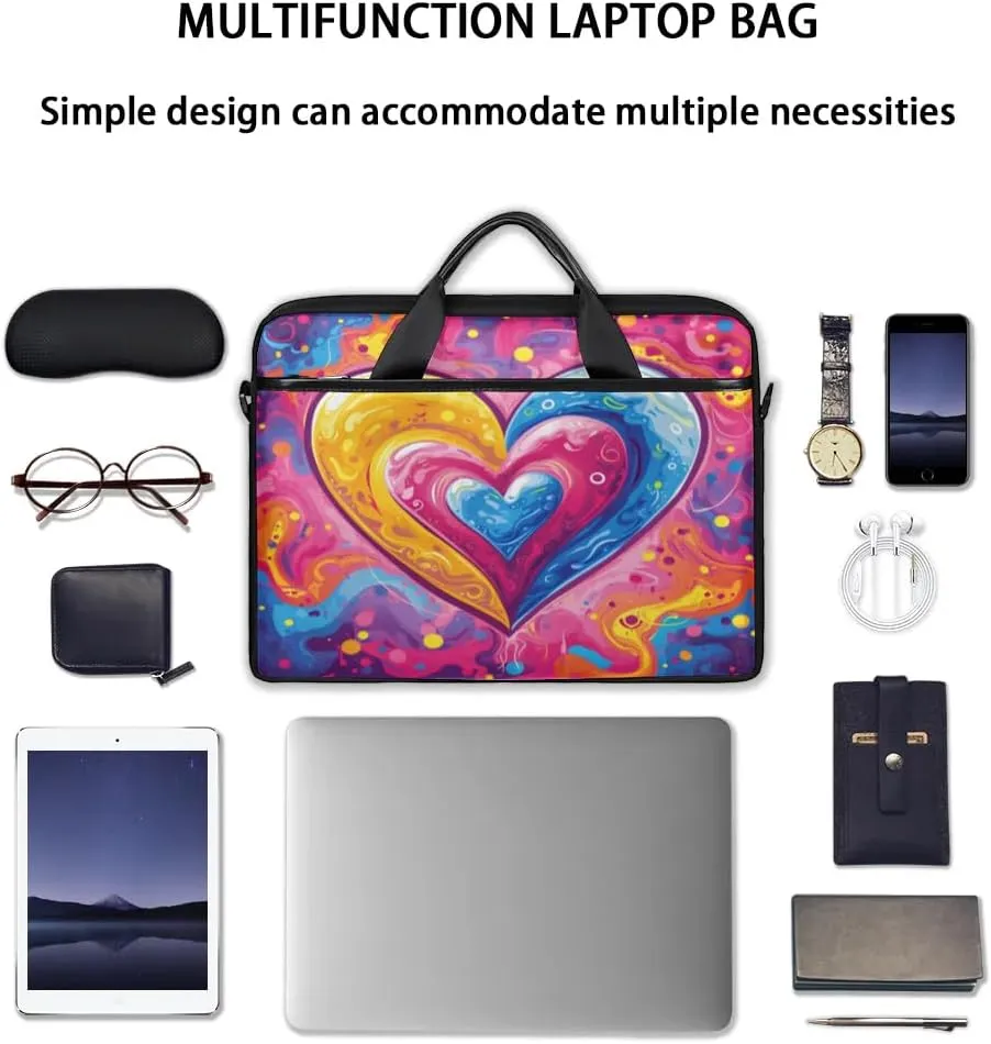 Laptop Shoulder Bag for 13-15 Inch Waterproof Laptop Sleeve Case Bag Slim Computer Carry Case Computer Cases for Laptops