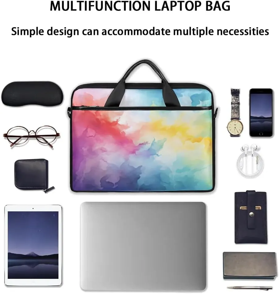 Laptop Shoulder Bag for 13-15 Inch Waterproof Laptop Sleeve Case Bag Slim Computer Carry Case Computer Cases for Laptops
