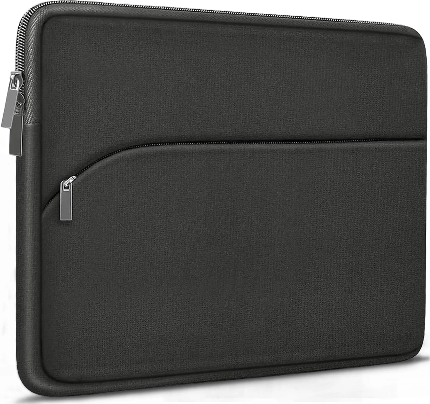 Laptop Sleeve Case 14 inch, Slim Portable Monitor Protective Cover with Front Pocket, Traveling Carrying Laptop Bag Compatible for MacBook Air/Pro, HP, Dell, Lenovo, Acer, Grey