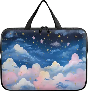 Laptop Sleeve Case Bag 15 inch, Pink Nebula Slim Carrying Case Durable Handbag Travel Laptop Bag for 15 inch MacBook Air M3/M2/15 Pro/Surface Laptop 7/6/5/4/3/ Dell XPS 15 Plus