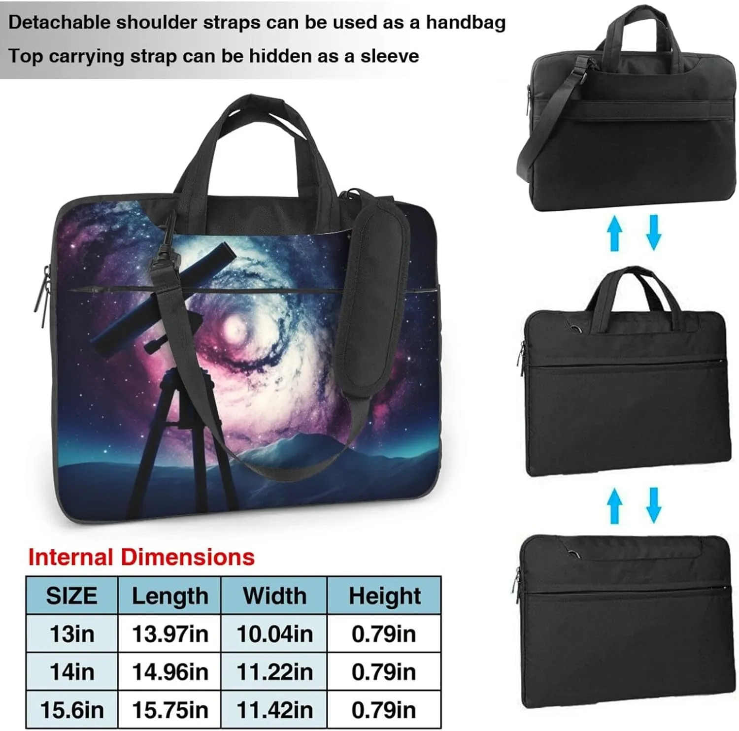 Laptop Tote Bag for Men Women 13 inch Laptop Sleeve Shoulder Briefcase Messenger Computer Bag