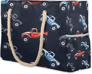 Large Beach Bags for Women with Zipper Beach Tote Bag Waterproof Sandproof Gym Swim Pool Grocery Travel Bag