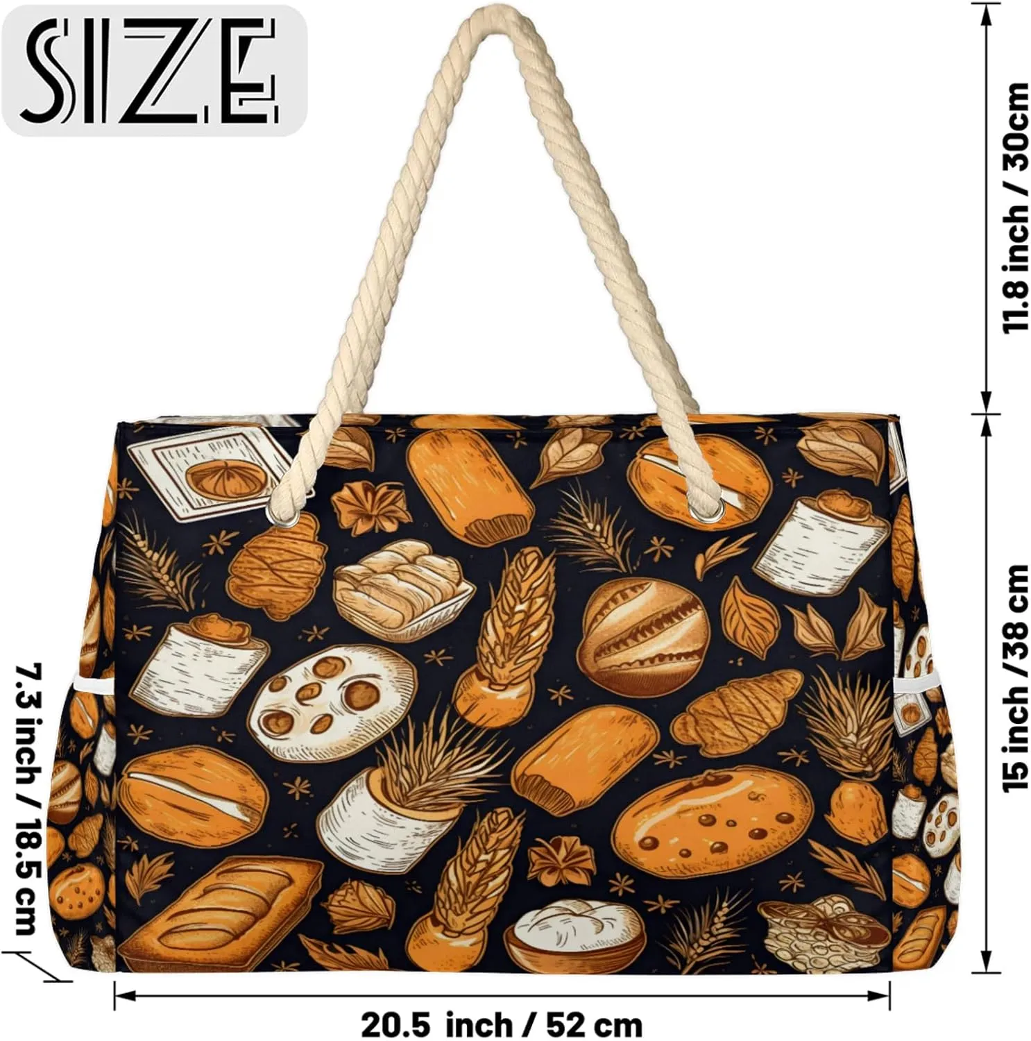 Large Beach Tote Bags for Women, Waterproof Beach Bag with Zipper, Swim Pool Tote Bags