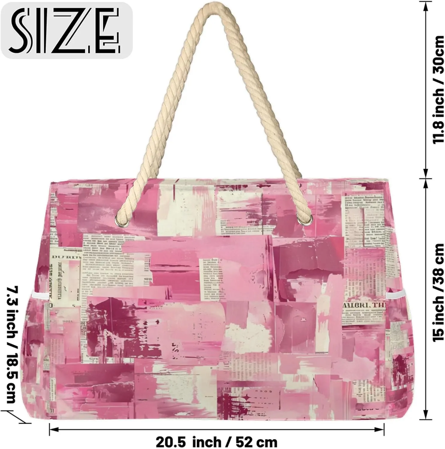 Large Beach Tote Bags with Zipper, Beach Bag for Women, Waterproof Sandproof Pool Swim Bags, Travel Tote Bag