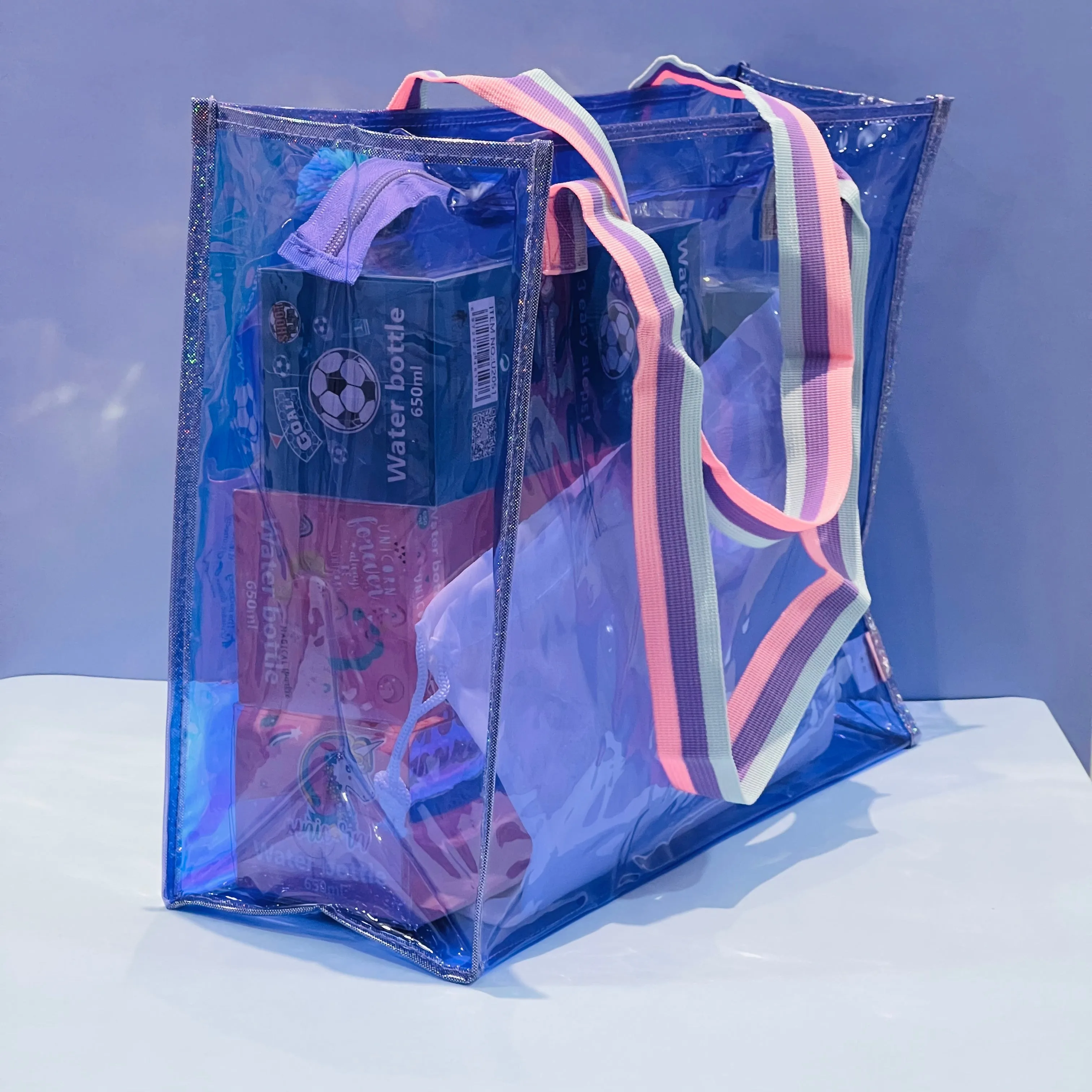 Large Capacity | Multipurpose Holographic Luxury Tote
