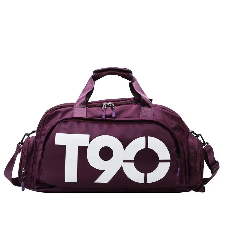 Large Capacity Sports Bag With Wet / Dry Separation