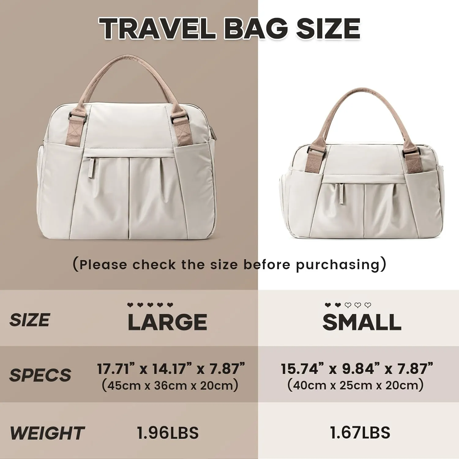 Large Weekender Bag for Women, Travel Duffle Bag with Shoe Compartment, Carry on Gym Bags Waterproof Overnight Bags Bolso de Viaje
