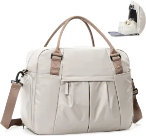 Large Weekender Bag for Women, Travel Duffle Bag with Shoe Compartment, Carry on Gym Bags Waterproof Overnight Bags Bolso de Viaje