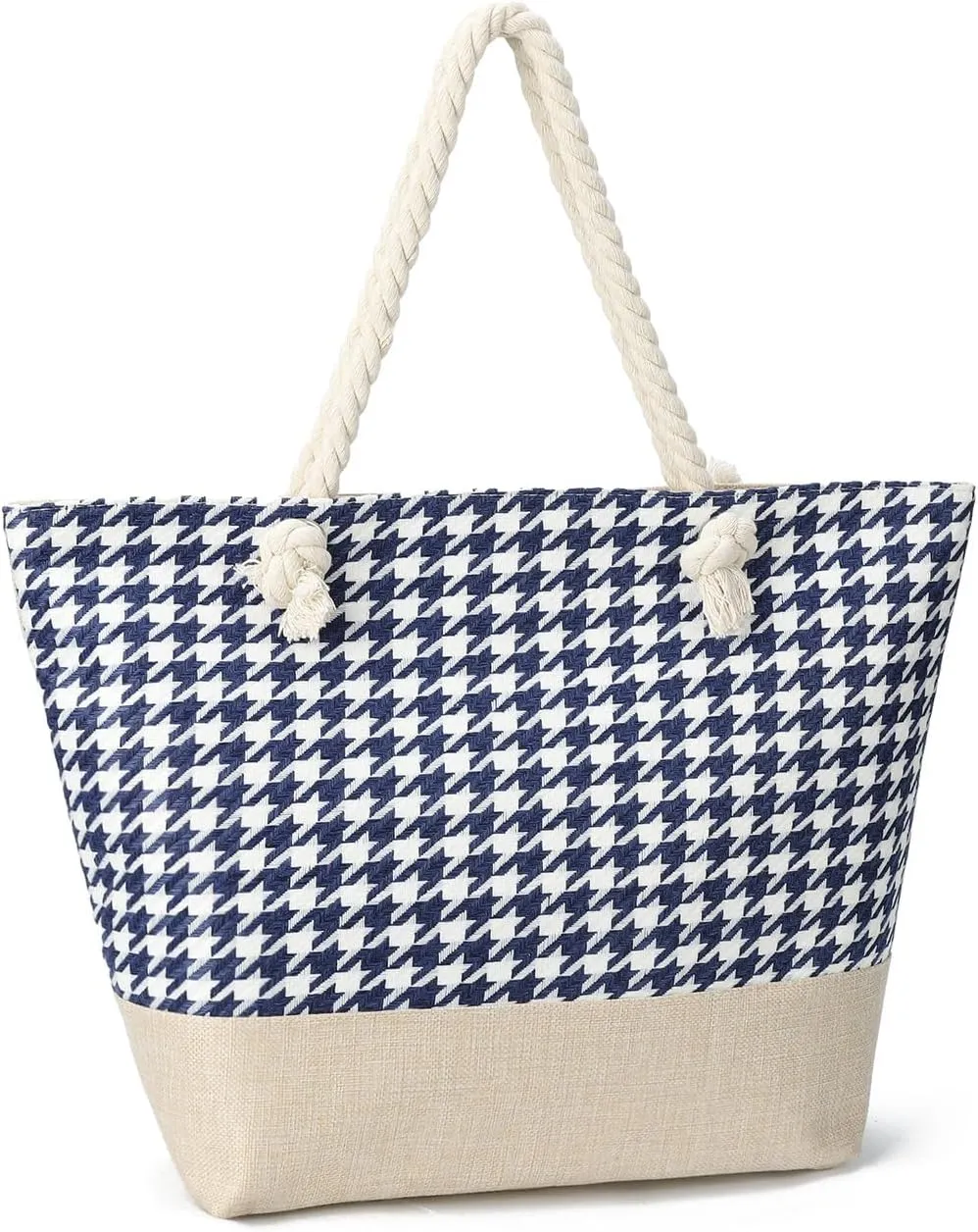 LAVTUG Beach Bags for Women Large Canvas Beach Tote Bag Waterproof Sandproof Beach Bags Swim Pool Bag Travel Essentials