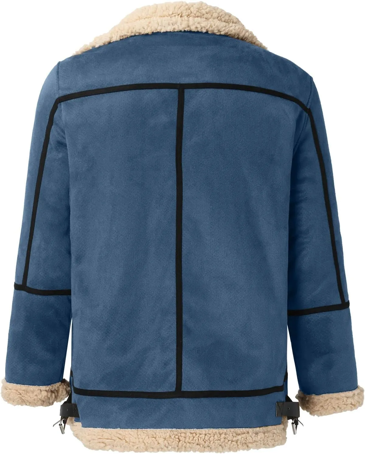 LCMTWX Men's Thick Thermal Winter Jacket Stand Collar Knitted Splice Sweater Coat Casual Cardigan Stylish Outwear Mens